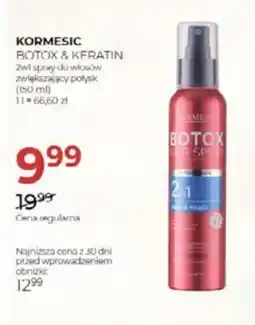 Jawa Drogerie Kormesic Botox & Keratin spray oferta
