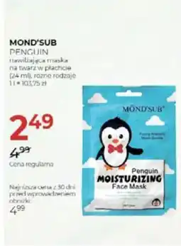 Jawa Drogerie MOND'SUB Penguin maska na twarz oferta