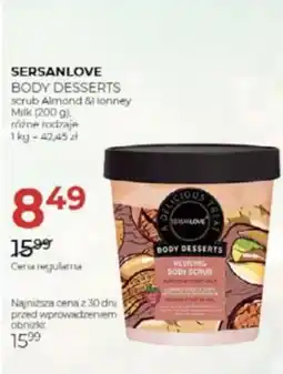 Jawa Drogerie Sersanlove Body Desserts scrub oferta