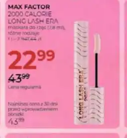 Jawa Drogerie Max Factor 2000 Calorie Long Lash Era oferta
