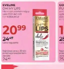 Jawa Drogerie Eveline OHI MY LIPS błyszczyk oferta