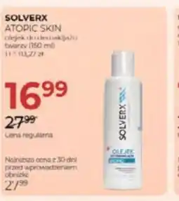 Jawa Drogerie Solverx Atopic Skin olejek oferta