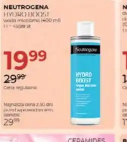 Jawa Drogerie Neutrogena Hydro Boost woda micelarna oferta