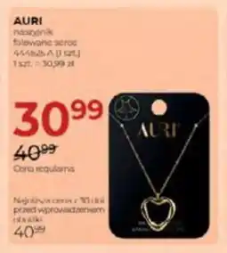 Jawa Drogerie AURI naszyjnik falowane serce oferta