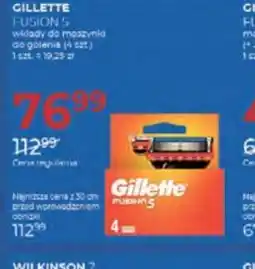 Jawa Drogerie Gillette Fusion 5 wkłady oferta