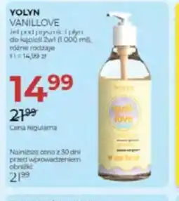 Jawa Drogerie Yolyn Vanillove żel pod prysznic oferta