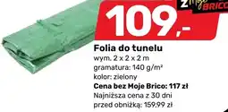 Bricomarche Folia do tunelu oferta
