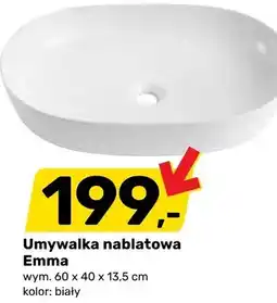 Bricomarche Umywalka nablatowa Emma oferta