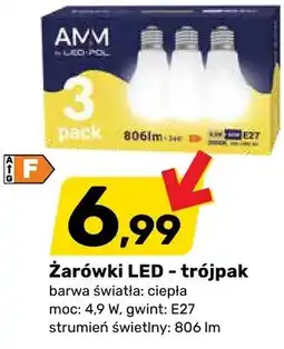 Bricomarche Żarówki LED - trójpak oferta