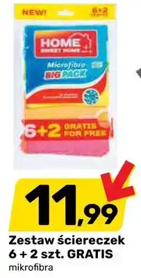 Bricomarche Zestaw ściereczek 6 + 2 szt. GRATIS oferta