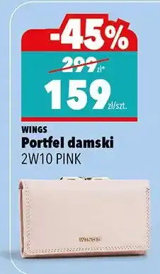 Biedronka Portfel damski 2W10 PINK oferta