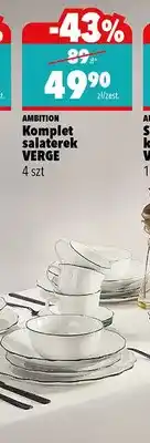 Biedronka Komplet salaterek Verge 4 szt oferta