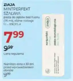 Jawa Drogerie Ziaja Mintperfekt Szałwia oferta