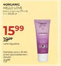 Jawa Drogerie 4ORGANIC HELLO LOVE krem intymny oferta