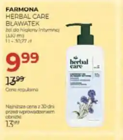 Jawa Drogerie Farmona Herbal Care Bławatek żel oferta