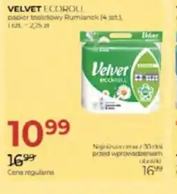 Jawa Drogerie Velvet papier toaletowy oferta