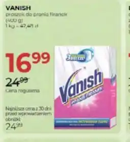 Jawa Drogerie Vanish proszek do prania firanek oferta