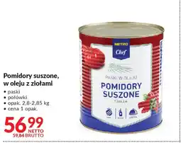 Makro Pomidory suszone Metro Chef oferta