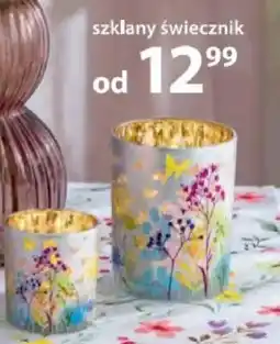 NKD Szklany świecznik oferta