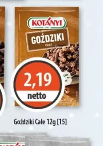 DUO-TES Kotanyi Goździki Całe oferta