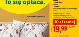 Lidl LIVARNO Pościel z mikrowłókna satynowego 140x200 cm (różne wzory) oferta