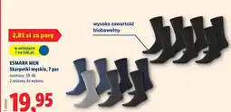 Lidl ESMARA MEN Skarpetki męskie, 7 par oferta