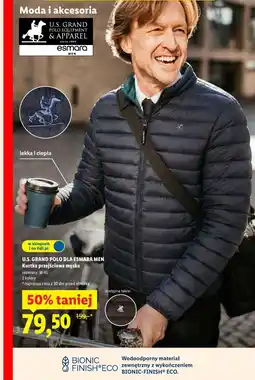 Lidl Kurtka przejściowa męska U.S. Grand Polo dla Esmara Men oferta