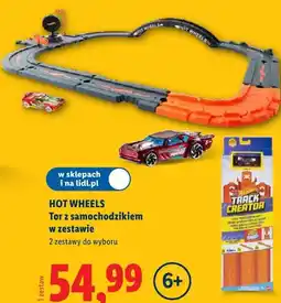 Lidl Tor z samochodzikiem w zestawie Hot Wheels oferta