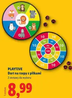 Lidl PLAYTIVE Dart na rzepy z piłkami oferta