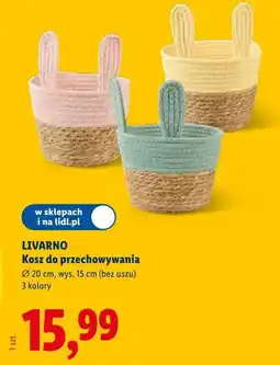 Lidl LIVARNO Kosz do przechowywania oferta
