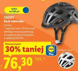 Lidl CRIVIT Kask rowerowy oferta