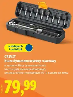 Lidl CRIVIT Klucz dynamometryczny rowerowy oferta