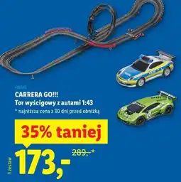 Lidl CARRERA GO!!! Tor wyścigowy z autami 1:43 oferta