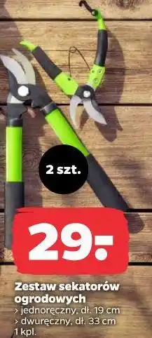 Netto Zestaw sekatorów ogrodowych oferta