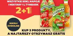 Netto Wszystkie soki,, napoje i nektary 1l Tymbark oferta