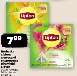 Netto Herbatka zielona z owocami ekspresowa piramidki Lipton (różne rodzaje) oferta