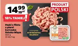 Netto Paski z fileta z piersi kurczaka Sztuka Mięsa oferta