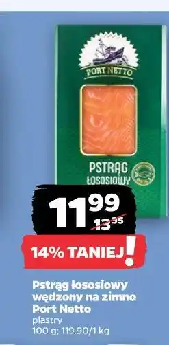 Netto Pstrąg łososiowy wędzony na zimno Port Netto oferta