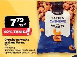 Netto Orzechy nerkowca prażone Sereno oferta