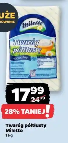 Netto Twaróg półtłusty Miletto oferta
