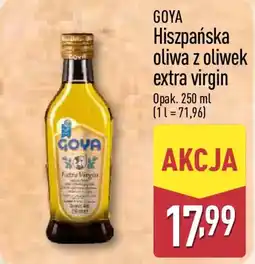 ALDI GOYA Hiszpańska oliwa z oliwek extra virgin oferta