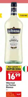 Biedronka Wermut La Torina Bianco oferta