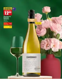 Biedronka Wino białe wytrawne chardonnay exclusive selection oferta