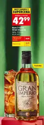 Biedronka Rum 7-letni Gran Imperio oferta