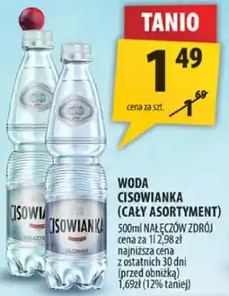 Arhelan Woda Cisowianka (cały asortyment) oferta