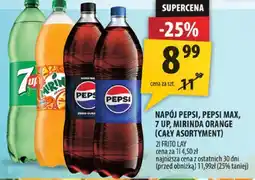 Arhelan Napój Pepsi, Pepsi Max, 7 Up, Mirinda Orange (cały asortyment) oferta