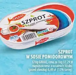 Arhelan Szprot w sosie pomidorowym oferta