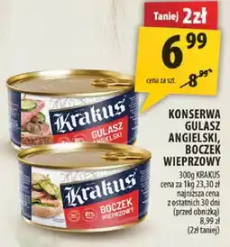 Arhelan Konserwa gulasz angielski, boczek wieprzowy oferta