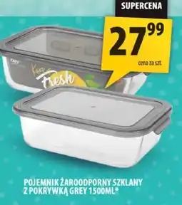 Arhelan Pojemnik żaroodporny szklany z pokrywką Grey 1500ml oferta