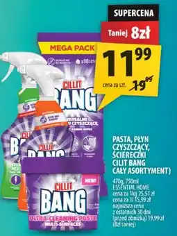 Arhelan Pasta, płyn czyszczący, ściereczki Cillit Bang (cały asortymant) oferta